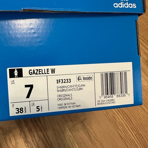 Adidas Gazelle size 7 - Picture 11 of 12